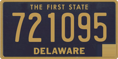 DE license plate 721095