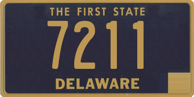 DE license plate 7211