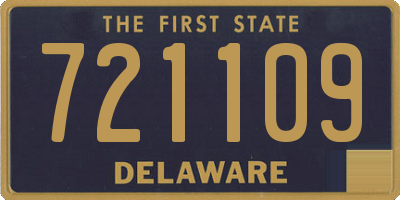 DE license plate 721109