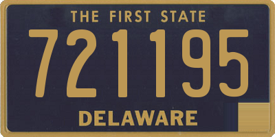 DE license plate 721195
