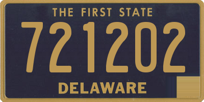 DE license plate 721202