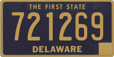 DE license plate 721269