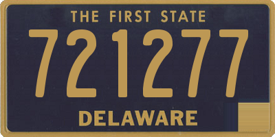 DE license plate 721277