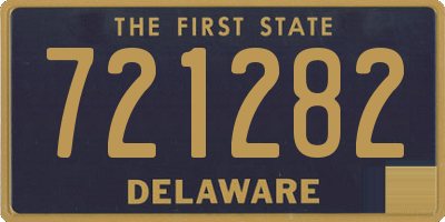 DE license plate 721282