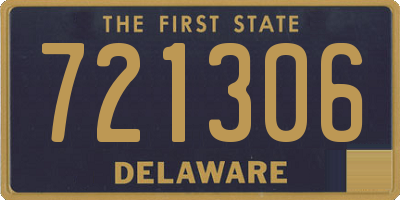 DE license plate 721306