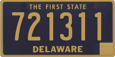 DE license plate 721311