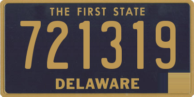 DE license plate 721319