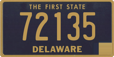 DE license plate 72135