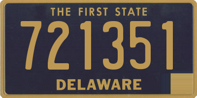 DE license plate 721351
