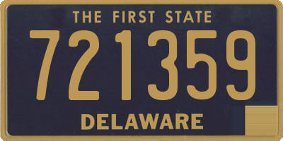 DE license plate 721359
