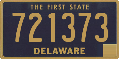 DE license plate 721373