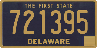 DE license plate 721395