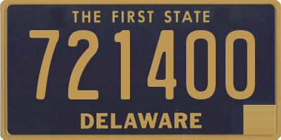 DE license plate 721400