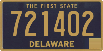 DE license plate 721402
