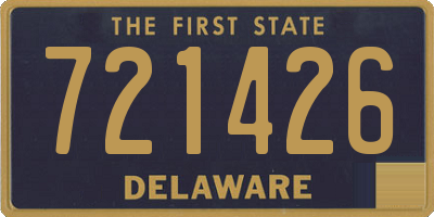 DE license plate 721426