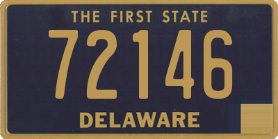 DE license plate 72146