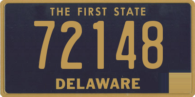 DE license plate 72148