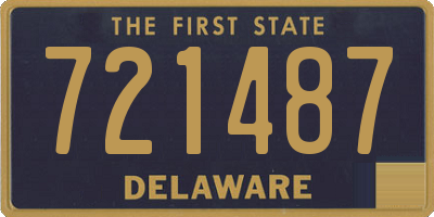 DE license plate 721487