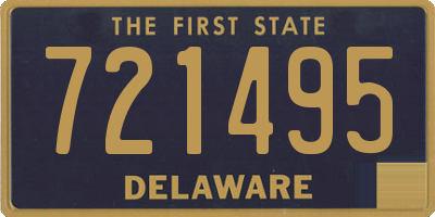 DE license plate 721495