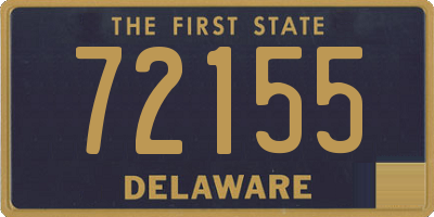 DE license plate 72155