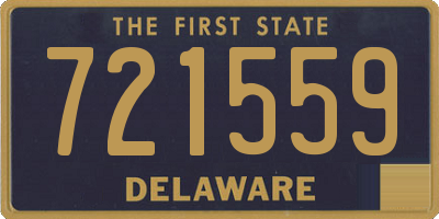 DE license plate 721559