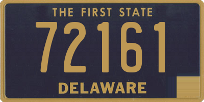 DE license plate 72161