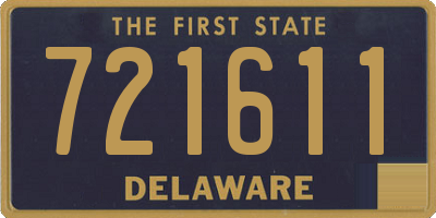DE license plate 721611