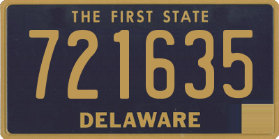 DE license plate 721635