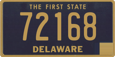 DE license plate 72168