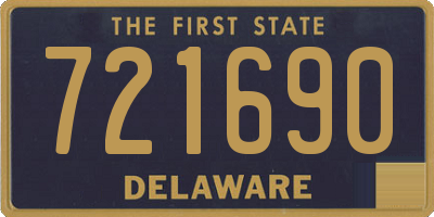 DE license plate 721690