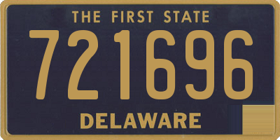 DE license plate 721696