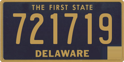 DE license plate 721719