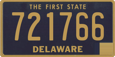 DE license plate 721766