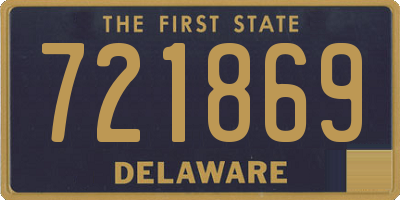 DE license plate 721869