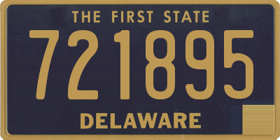 DE license plate 721895