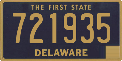 DE license plate 721935