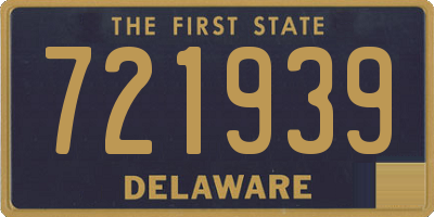 DE license plate 721939