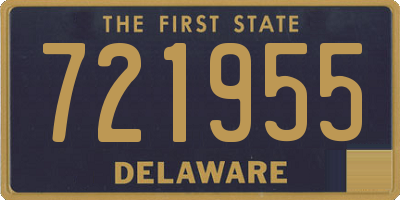 DE license plate 721955