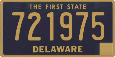 DE license plate 721975