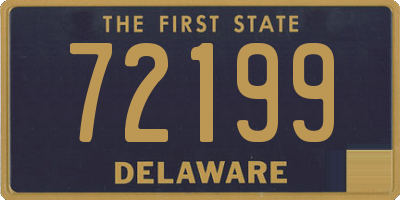 DE license plate 72199