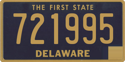 DE license plate 721995