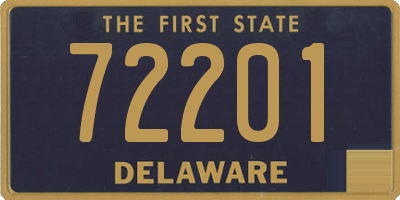 DE license plate 72201