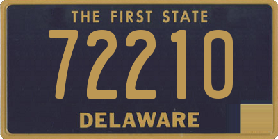 DE license plate 72210