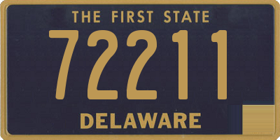 DE license plate 72211