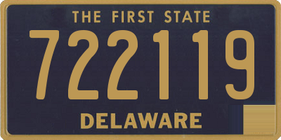 DE license plate 722119