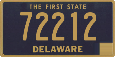 DE license plate 72212