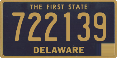 DE license plate 722139