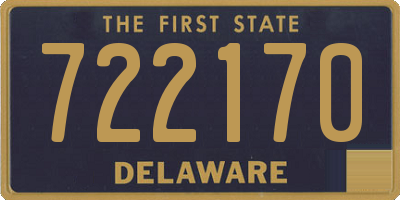 DE license plate 722170