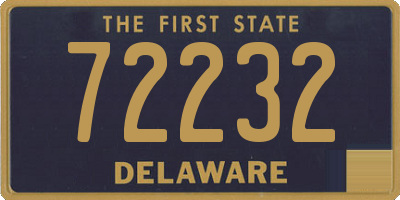 DE license plate 72232