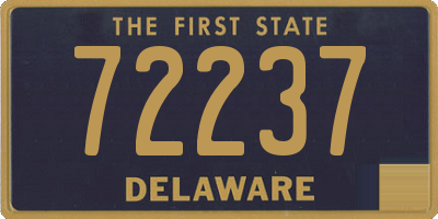 DE license plate 72237
